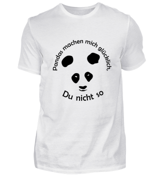 Panda witziger Spruch Geschenk 