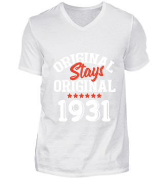 Original Stays Original 1931