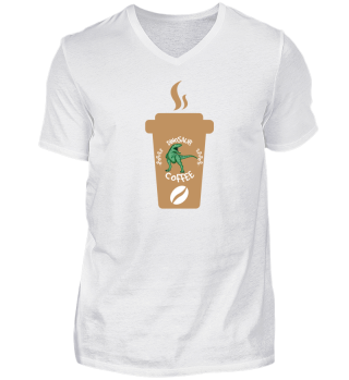 Dinosaur Coffee Cup braun - Gift Idea
