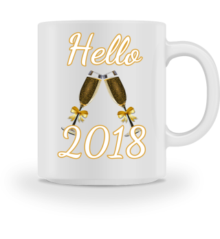 New Years Eve Silvester 2018 Hello