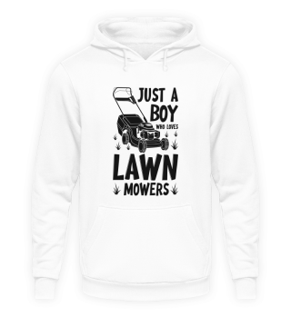 Hilarious Just A Man Who Loves Lawn Mowers Garden Enthusiast Humorous Landscaping Horticulture Truck-Farming