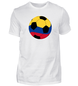 Kolumbien Ball mit Text Colombia hinten