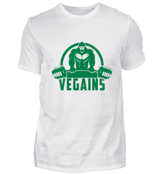 Vegains Vegan Muscle Gorilla