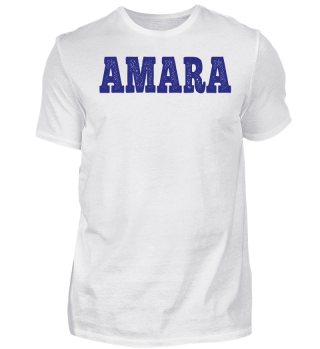 Shirt mit AMARA Druck.