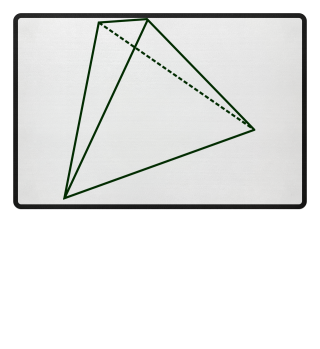 Pyramid Geometry Present Art Design Green