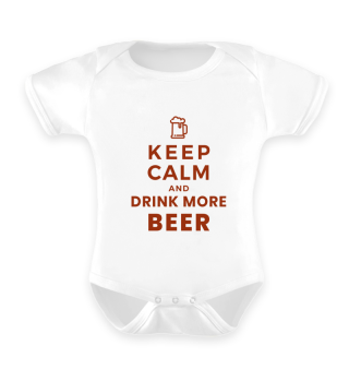 Keep Calm and drink more beer gift idea