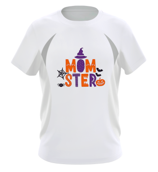 Funny Halloween Shirt for Mom-ster Tee