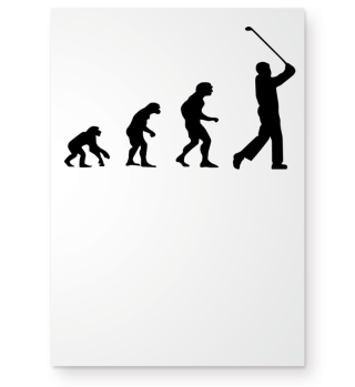 Evolution vom Affen zum Golfer