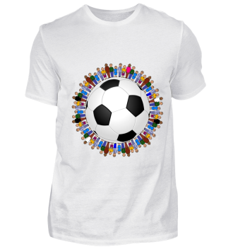 Fussball Liebe Fan-Shirt 2018