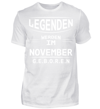 Geburtstag November - T-Shirt