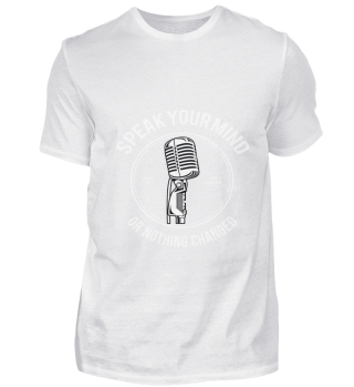 Sänger Motiv Geschenk T-Shirt