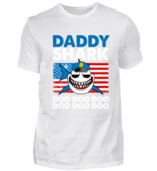 Polizei Vater Daddy Shark Doo Geschenk