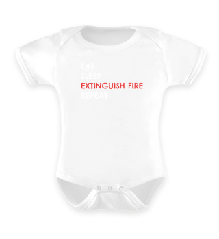 Funny firefighter extinguish fire gift