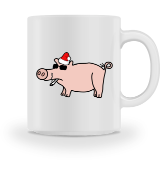 Christmas Pig Weihnachten Schwein Sau