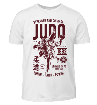 Judo - strength and courage