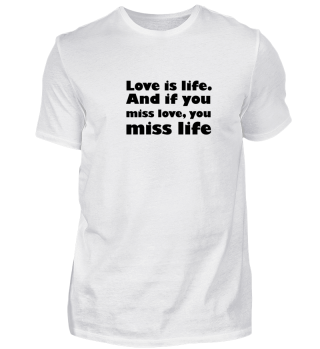 Love Liebe T-Shirt Valentinestag