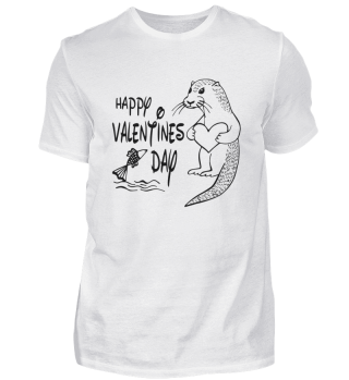 Otter Happy Valentines day 