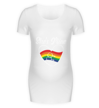 Gay Couple Gifts Matching LGBT She's Mine Gay Pride Gift