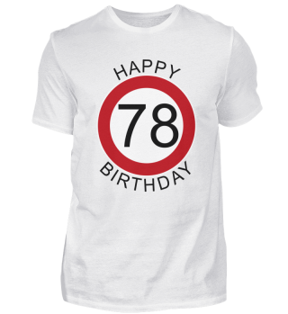 Happy Birthday 78 Geburtstag