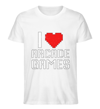 I Love Arcade Games 80s Video Game Gift