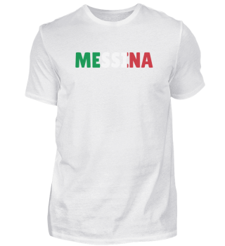 Messina Italien Flagge Urlaub Geschenk