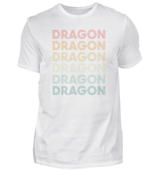Dragon Retro Dragon Vintage