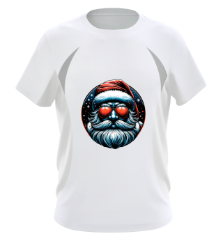 Modern Santa Claus Cyber Punk design Funny Gift for Xmas Lovers