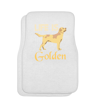 Life is Golden Cute Retriever Shirt