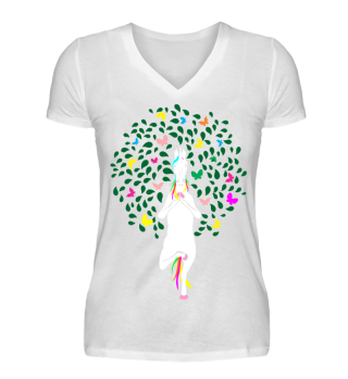 Einhorn, Yoga Baum... T-Shirt