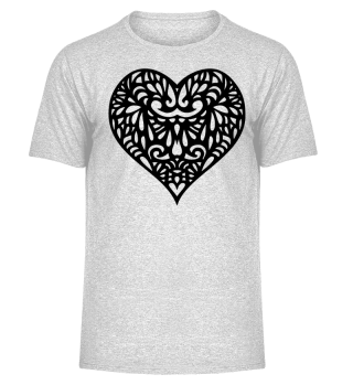 Limitiert - schwarzes Herz Kunst - Shirt