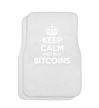 Keep Calm and buy BTC Bitcoin Shirt Fun-Shirt Bitcoin Investor Crypto Fan T-Shirt
