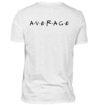 T-Shirt mit Average-Print hinten