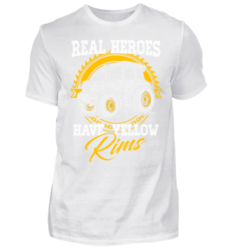  Farmer T-Shirt · Tractor ·Yellow Rims