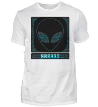 Codien Ascii Art Alien T-Shirt