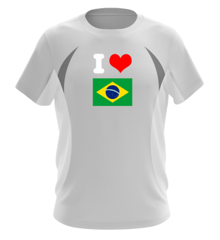 I love Brasilien Design Motiv Geschenk