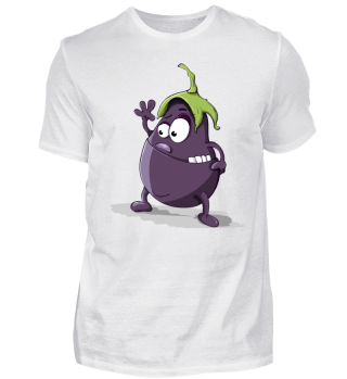 Aubergine T-Shirt - Geschenk