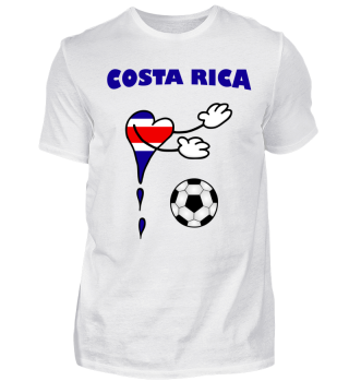 Fanshirt Fan Shirt Fußball Costa Rica