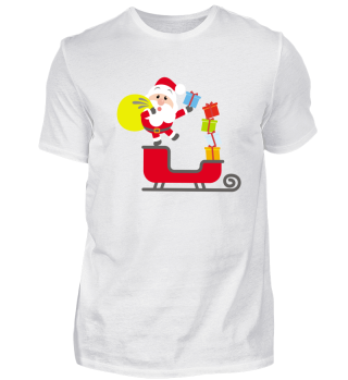 Sledge Christmas Santa Claus Gift Idea