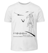 Kritzel-Shirt Pteranodon zum ausmalen