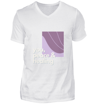 You Peace Healing Abstract Purple Pink 1