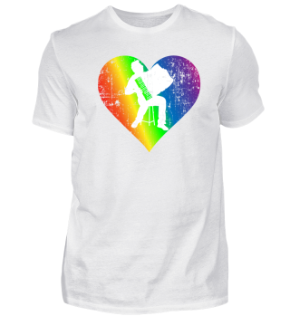 Akordeon Pride Rainbow Heart