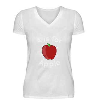 A is for Apple - Toddler Kindergarten Preschool Teacher - Apple Picking Season - Apple Orchard