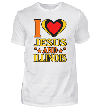 Ich Liebe Jesus Und Illinois Geschenk