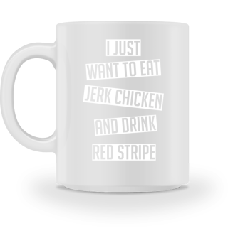 Jerk Chicken Red Stripe Jamaican Funny