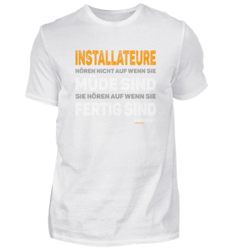 Installateure Shirt - FERTIG