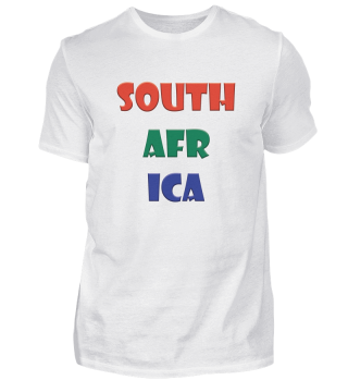südafrika Landesname mit Farben
