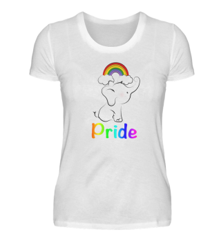 Gay Pride Elefant Süß Regenbogen 