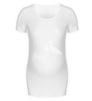 Pregnant baby comes in July stork