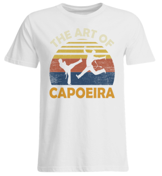 Capoeira vintage martial arts fighter