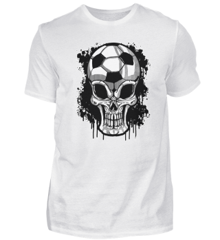 Soccer Ball Skull Sport Goal Game Football Gift